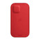 Шкіряний чохол-гаманець iLoungeMax Leather Sleeve with MagSafe Red для iPhone 12 | 12 Pro OEM - Фото 2