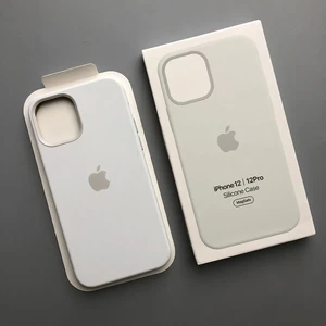 Силиконовый чехол iLoungeMax Silicone Case MagSafe White для iPhone 12 | 12 Pro OEM (c поддержкой анимации) - Фото 4