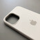 Силиконовый чехол iLoungeMax Silicone Case MagSafe White для iPhone 12 | 12 Pro OEM (c поддержкой анимации) - Фото 5