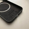 Черный кожаный чехол iLoungeMax Leather Case MagSafe Black для iPhone 12 | 12 Pro OEM (с поддержкой анимации) - Фото 6