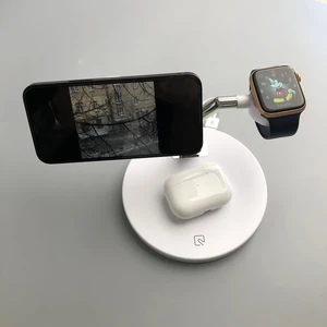 Док-станция MagSafe iLoungeMax Magnetic Wireless Charger 3 in 1 White для iPhone | Apple Watch | AirPods - Фото 4
