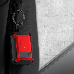 Протиударний чохол на замку для AirPods 3 з карабіном | iLoungeMax Lock Case Red - Фото 11