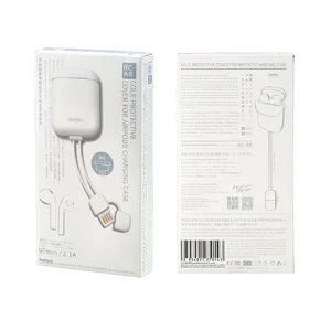 Силиконовый чехол Remax RC-A6 для наушников Apple AirPods с Lightning кабелем - Фото 4