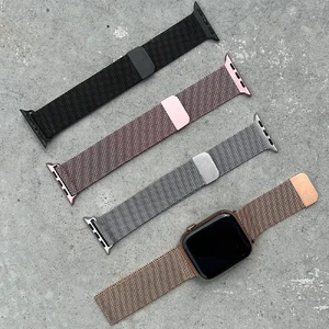 Ремешок iLoungeMax Milanese Loop Silver для Apple Watch Ultra 49mm | 45mm | 44mm | 42mm - Фото 8