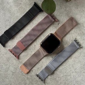 Ремінець iLoungeMax Milanese Loop Rose Gold для Apple Watch Ultra 49mm | 45mm | 44mm | 42mm - Фото 10