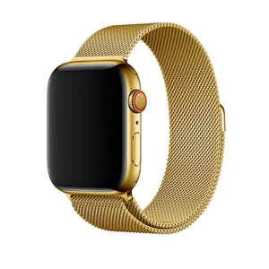 Ремешок iLoungeMax Milanese Loop Gold для Apple Watch Ultra 49mm | 45mm | 44mm | 42mm