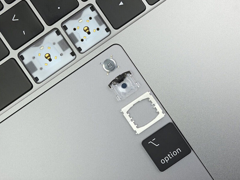 Ремонт клавиш на клавиатуре MacBook
