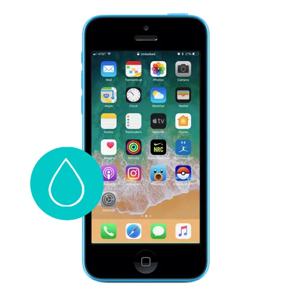 Ремонт после попадания воды iPhone 5c