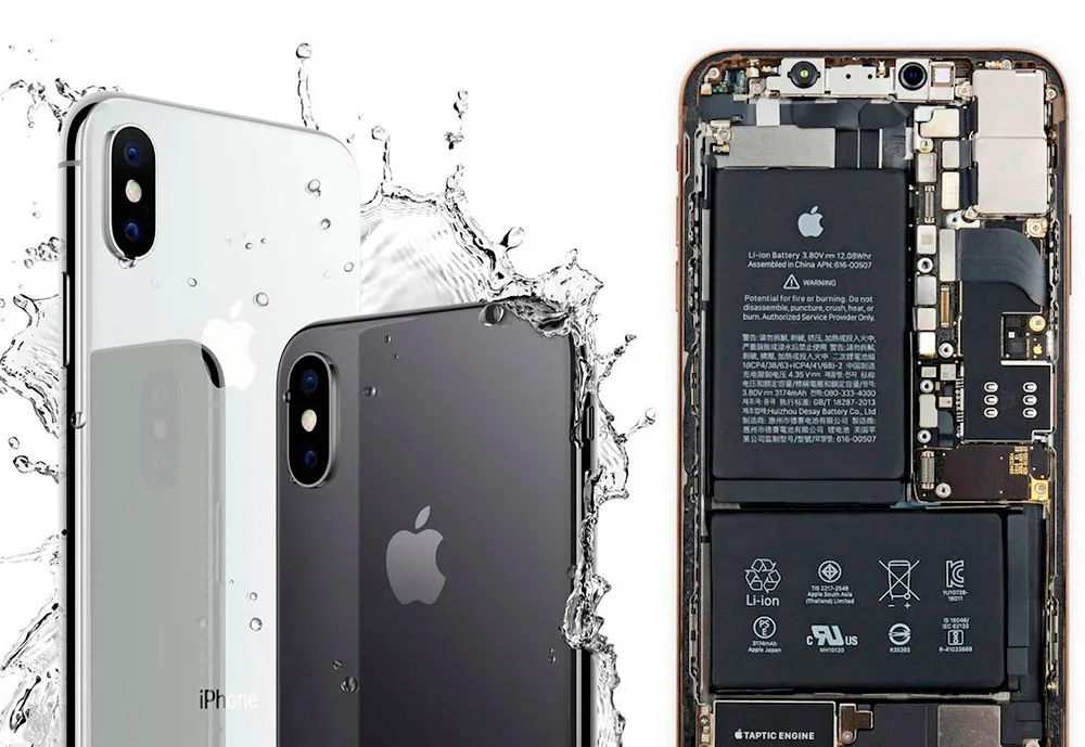 Ремонт после попадания воды iPhone X