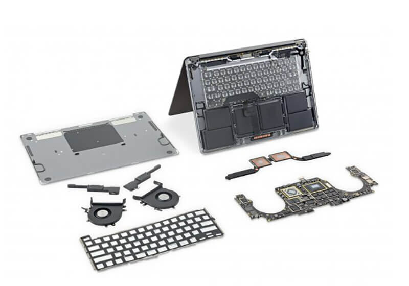 Ремонт цепи питания MacBook Pro 13" M1 (2020) A2338