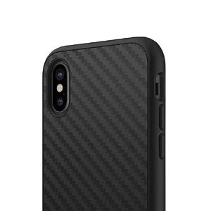 Противоударный чехол RhinoShield SolidSuit Carbone Fiber для iPhone X | XS - Фото 2