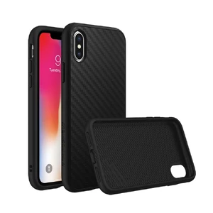 Противоударный чехол RhinoShield SolidSuit Carbone Fiber для iPhone X | XS  - Фото 1