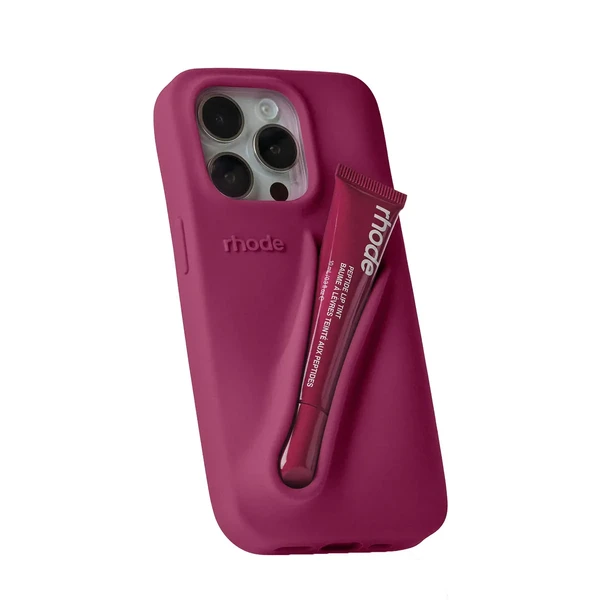 Чехол с помадой Rhode Fall Lip Case Raspberry Jelly для iPhone 13 Pro