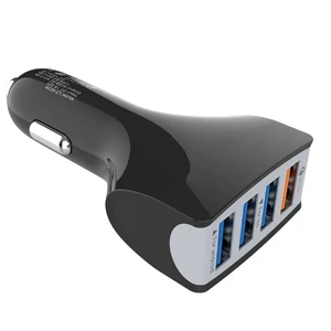 Автомобільний зарядний пристрій iLoungeMax Robotsky Fast Charger Black Quick Charge 3.0  - Фото 1
