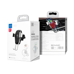 Бездротовий автодержатель з автоматичним затискачем ROCK Air Vent Car Mount Version A 10W - Фото 5