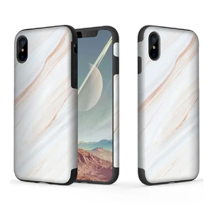 Чехол-накладка ROCK Origin Series (Grained) White Marble для iPhone X | XS - Фото 2