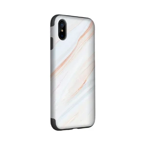 Чехол-накладка ROCK Origin Series (Grained) White Marble для iPhone X | XS RPC1309 - Фото 1