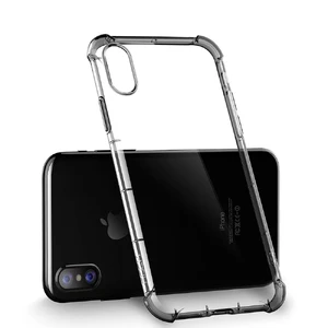 Прозрачный чехол ROCK Fence S Series Transparent Black для iPhone X | XS - Фото 2