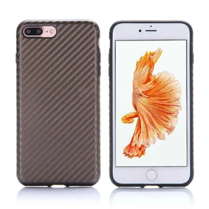 Карбоновый чехол ROCK Origin Series (Textured) Brown для iPhone 7 Plus | 8 Plus RPC1115 - Фото 1