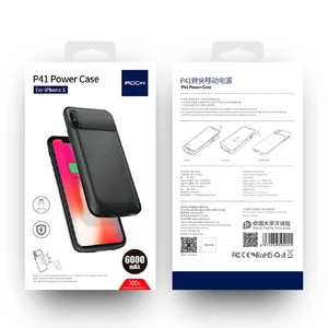 Чехол-аккумулятор ROCK P41 Power Case 6000mAh Black для iPhone X | XS - Фото 7