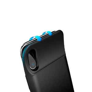 Чехол-аккумулятор ROCK P41 Power Case 6000mAh Black для iPhone X | XS - Фото 6