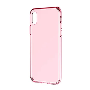 Пластиковый чехол ROCK Pure Series Transparent Pink для iPhone X | XS RPC1317 - Фото 1