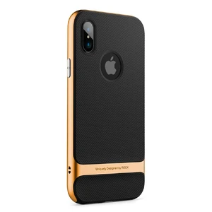 Чохол-накладка ROCK Royce Series Gold для iPhone X | XS RPC1319 - Фото 1