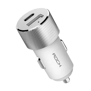 Автозарядка ROCK Sitor USB Type-C White