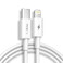 Кабель ROCK Round Cable PD USB Type-C to Lightning 1m - Фото 2