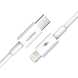Кабель ROCK Round Cable PD USB Type-C to Lightning 1m - Фото 3