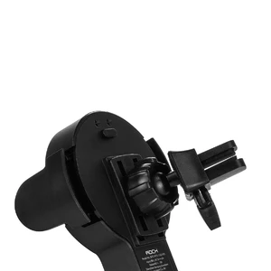 Автодержатель с функцией беспроводной зарядки ROCK W2 Car Wireless Charging Stand Black - Фото 9