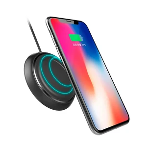 Беспроводное зарядное устройство ROCK W5 Wireless Charger Black DT-610 - Фото 3