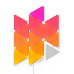 Розумна система освітлення Nanoleaf Shapes Triangles Starter Kit Apple HomeKit (15 модулів) NL47-6002TW-15PK - Фото 1