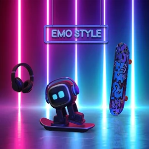 Умный интерактивный робот с искусственным интеллектом Living.AI Emo AI Desktop Pet домашний любимец - Фото 4