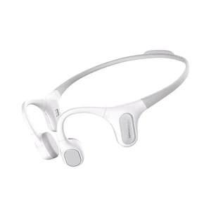 Наушники беспроводные Bluetooth для спорта костные Mojawa Run Plus White, IP68, со встроенной памятью 32 ГБ