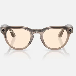 Фотохромні розумні окуляри Ray-Ban Meta Headliner, Shiny Warm Stone / Clear / Saffron Yellow Transitions - Фото 3