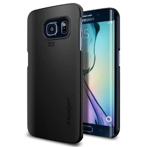 Чохол Spigen Thin Fit Smooth Black для Samsung Galaxy S6 Edge