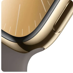 Смарт-годинник Apple Watch Series 9 GPS + Cellular 41mm Gold Stainless Steel Case з Clay Sport Band (MRJ53) - Фото 4