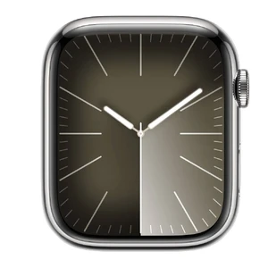Смарт-годинник Apple Watch Series 9 GPS + Cellular 41mm Silver Stainless Steel Case з Storm Blue Sport Band (MRJ23) - Фото 3