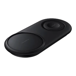Быстрая беспроводная зарядка Samsung Duo Pad Black 15W - Фото 2