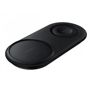 Быстрая беспроводная зарядка Samsung Duo Pad Black 25W - Фото 2