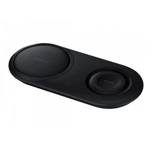 Быстрая беспроводная зарядка Samsung Duo Pad Black 25W - Фото 3