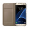 Чехол Samsung Flip Wallet Gold для Samsung Galaxy S7 edge - Фото 4