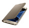 Чехол Samsung Flip Wallet Gold для Samsung Galaxy S7 edge  - Фото 1