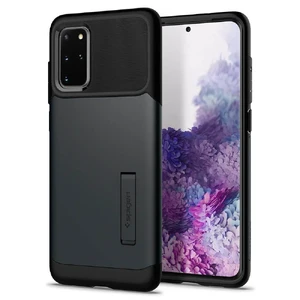 Сірий захисний чохол для Samsung Galaxy S20 + Spigen Slim Armor Metal Slate ACS00648 - Фото 1