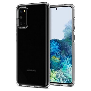 Чохол для Samsung Galaxy S20 Spigen Liquid Crystal Case Clear