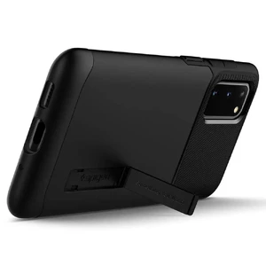 Чорний захисний чохол для Samsung Galaxy S20 Spigen Slim Armor Black - Фото 2