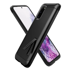 Противоударный чехол Spigen Tough Armor Black для Samsung Galaxy S20 - Фото 2