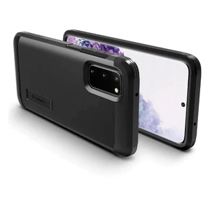 Противоударный чехол Spigen Tough Armor Black для Samsung Galaxy S20 - Фото 4