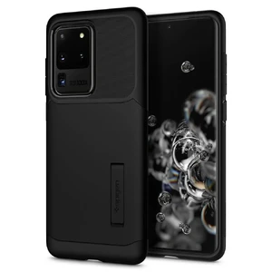 Чорний захисний чохол для Samsung Galaxy S20 Ultra Spigen Slim Armor Black